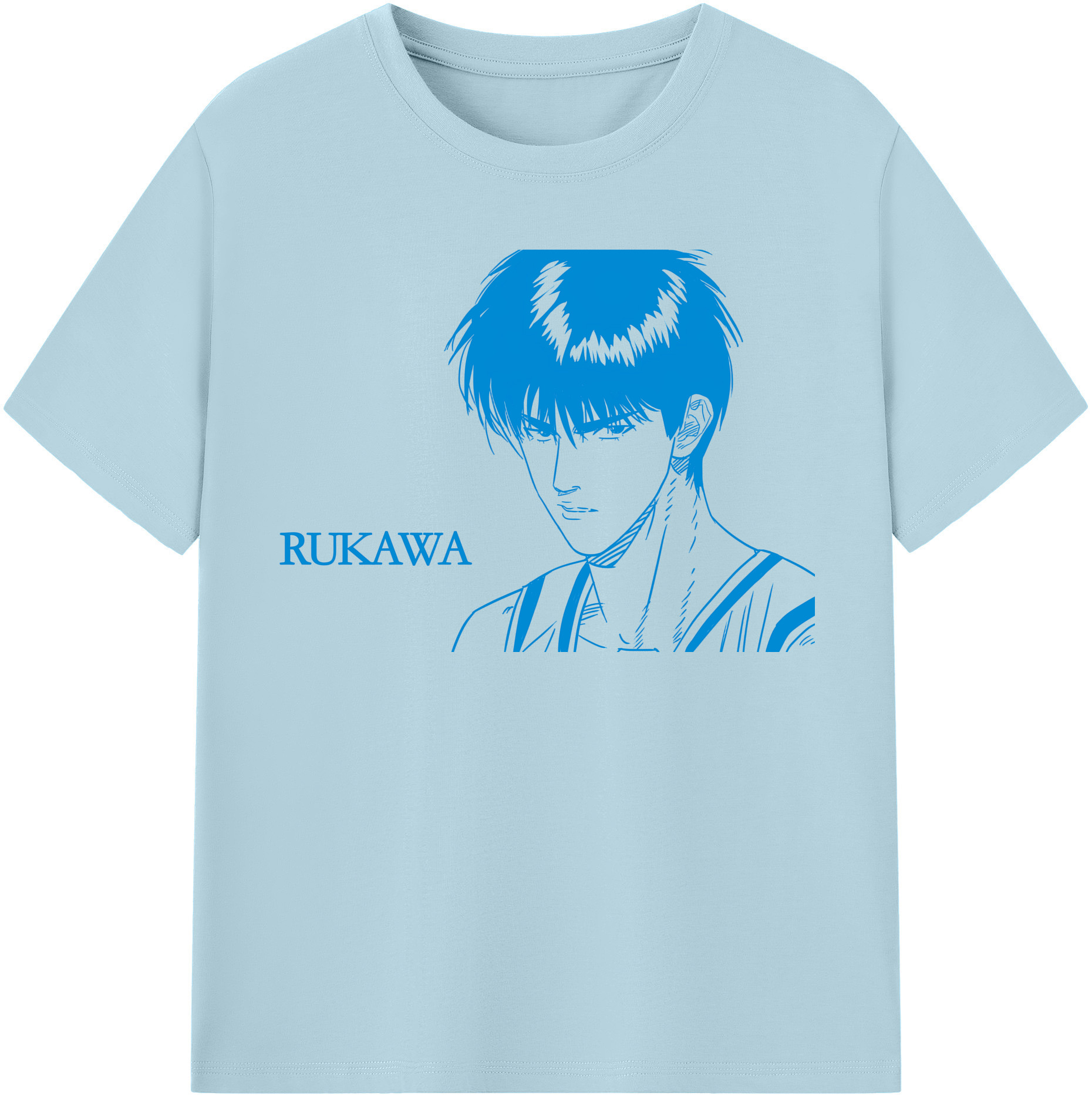 SLAM DUNK／スラムダンク 綿100％半袖Tシャツ（フロントプリント）